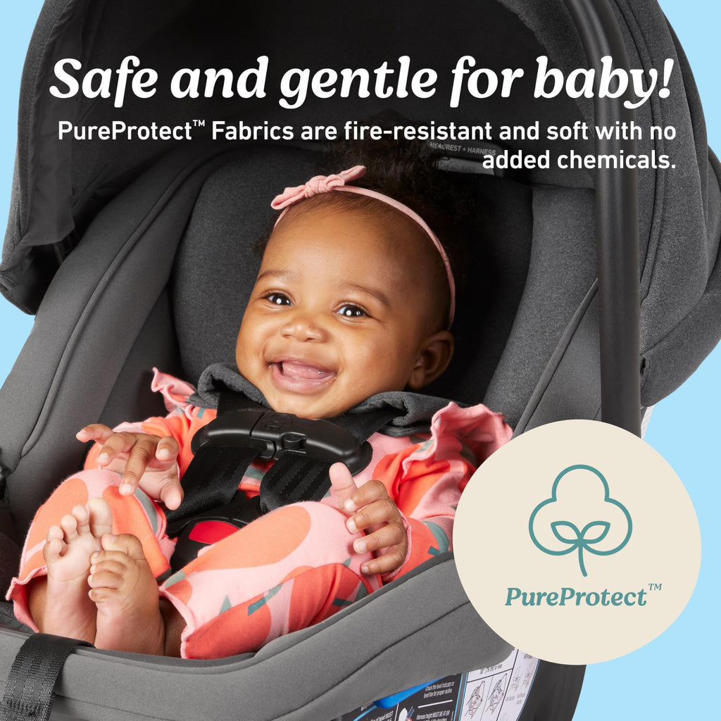 Infant Car Seat, Lightweight, Reclining Rear Facing P57818