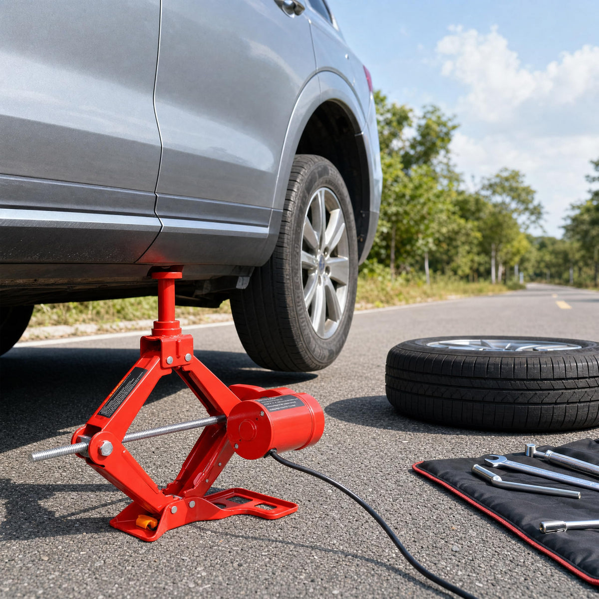 3 Ton 12V Electric Scissor Jack Z5555